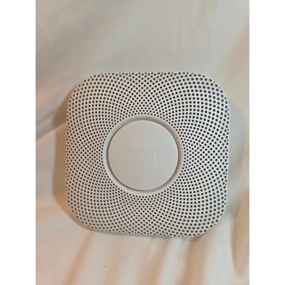 Google Nest Protect Wired Smoke Carbon Monoxide Alarm 06C White For Parts